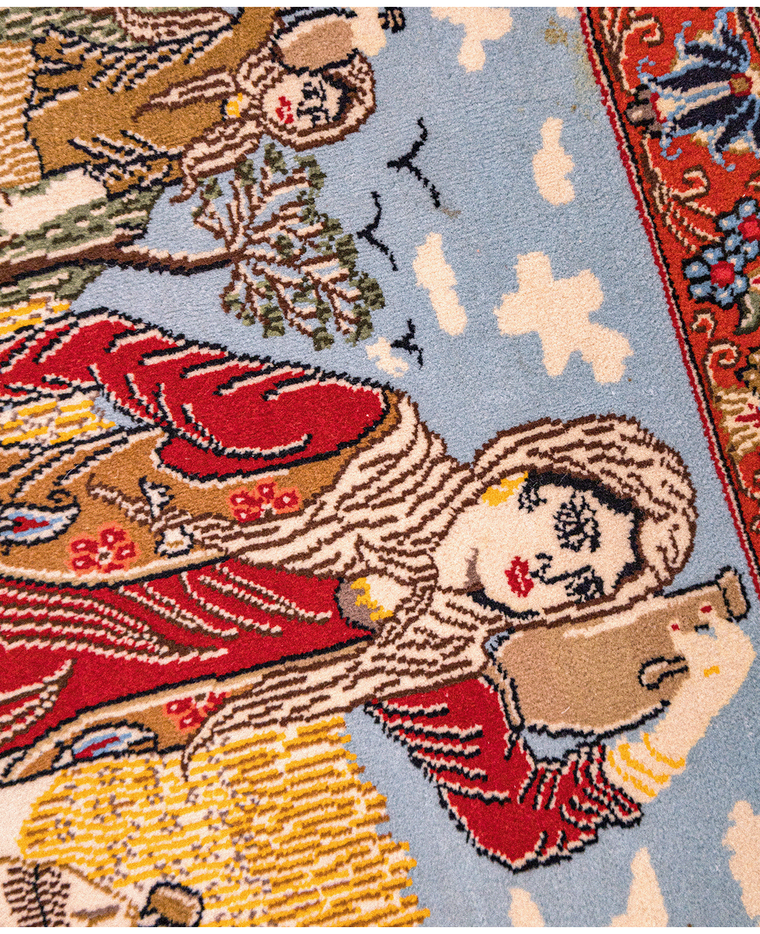 Tabriz figurális gyapjú szőnyeg - Image 3
