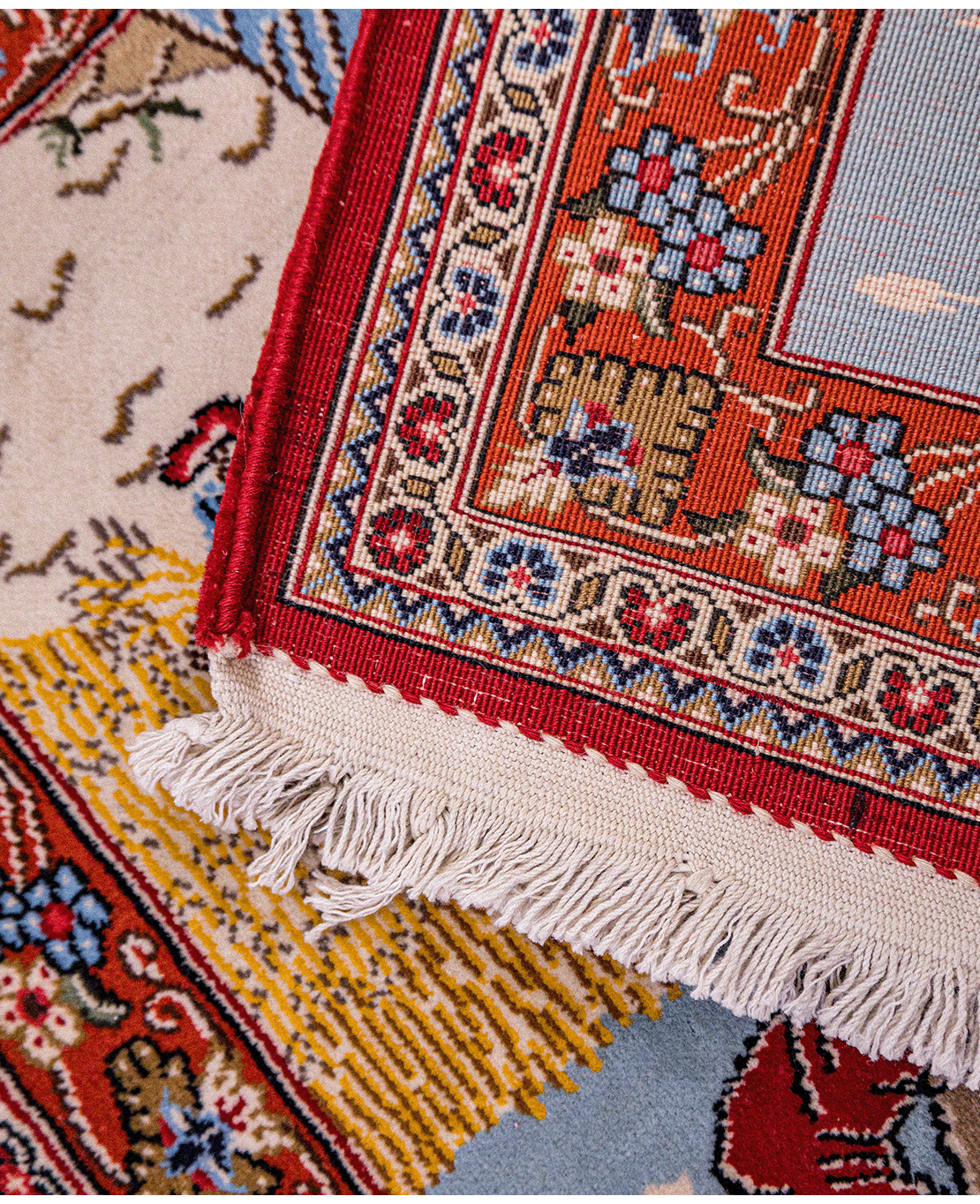 Tabriz figurális gyapjú szőnyeg - Image 4