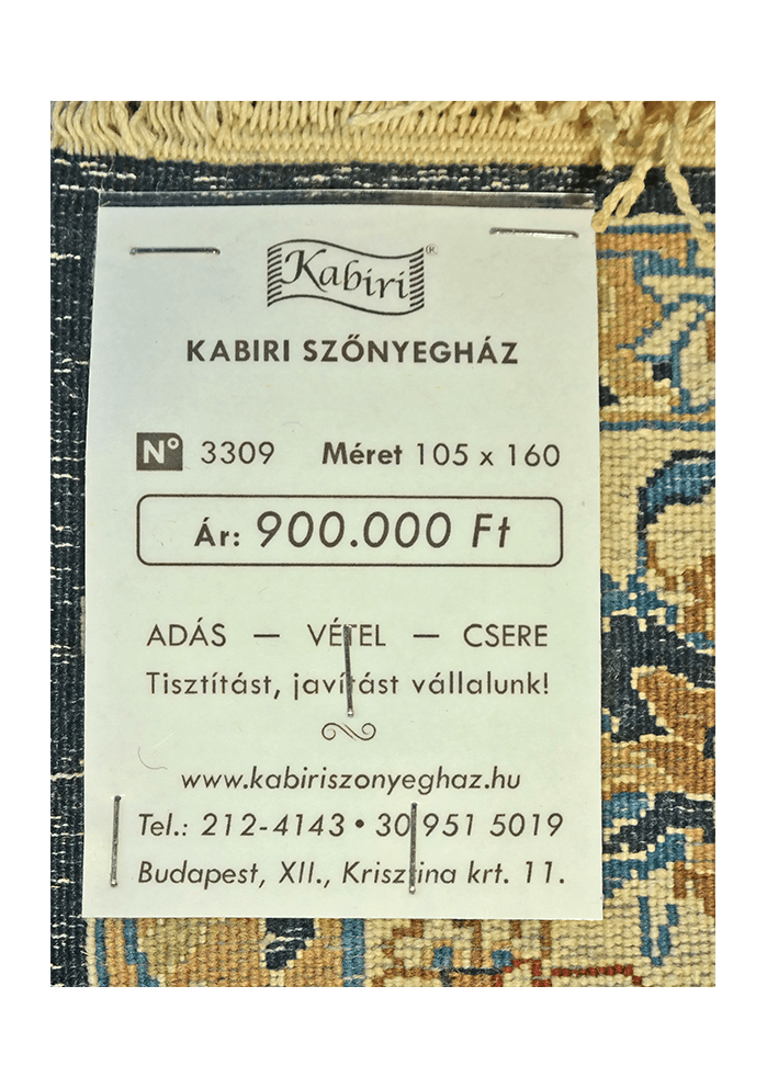 Isfahani selyem szőnyeg - Image 4