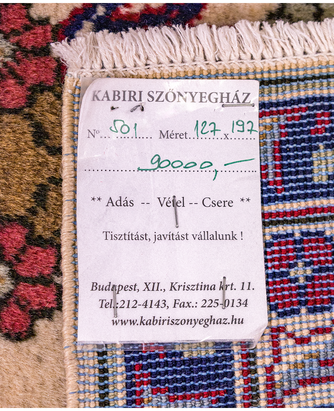 Török usák gyapjú szőnyeg - Image 6