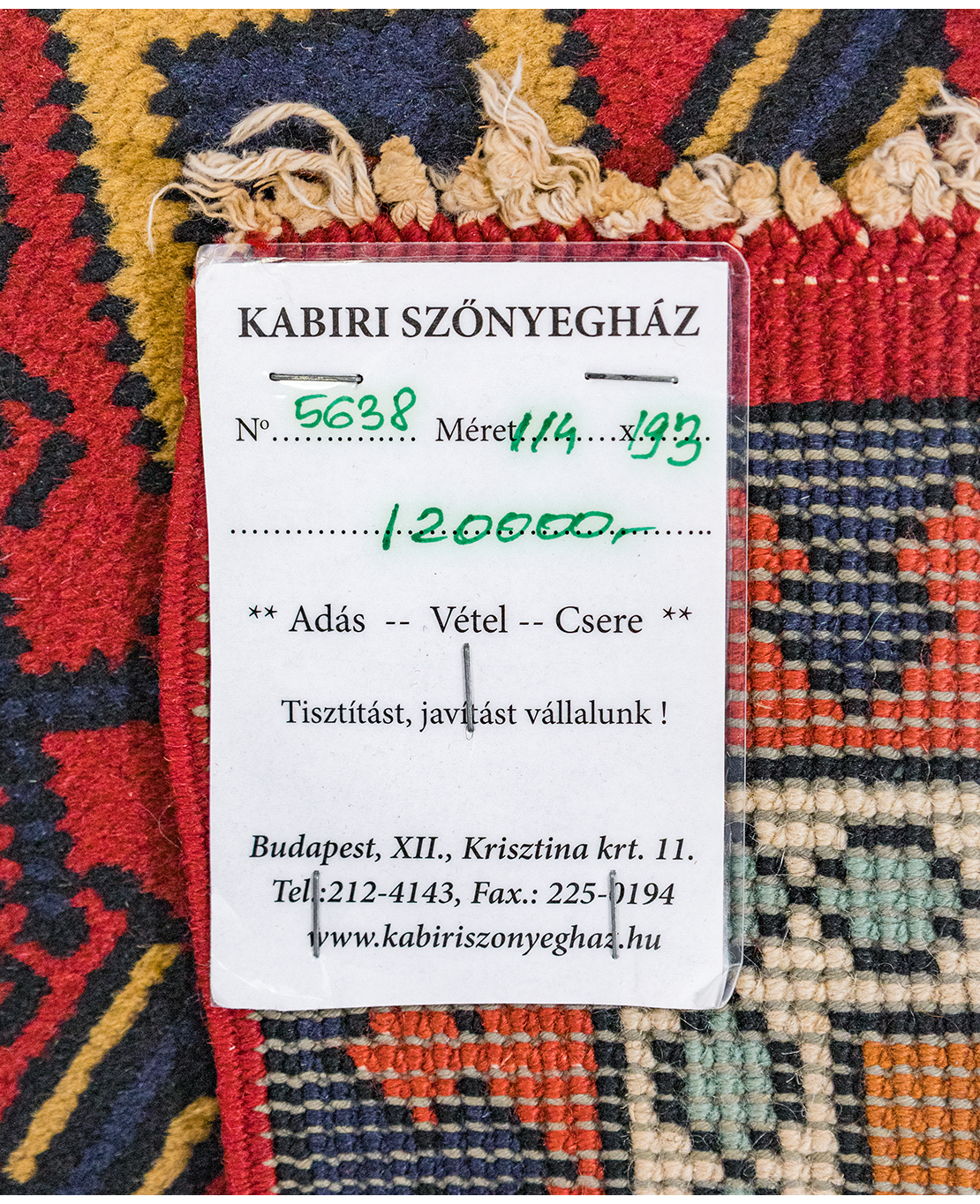 Európai kézi gyapjú szőnyeg - Image 6
