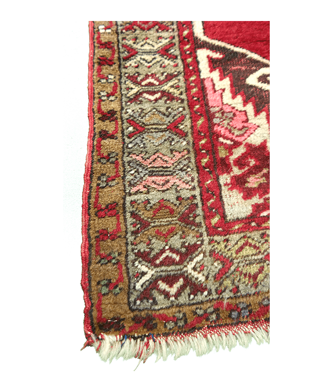 Török usak kézi gyapjú szőnyeg - Image 3