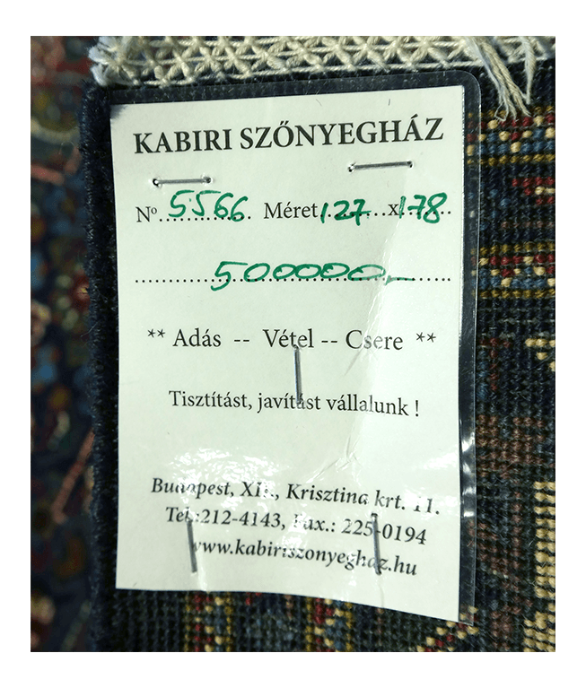 Iráni tebrizi kézi gyapjú szőnyeg - Image 4