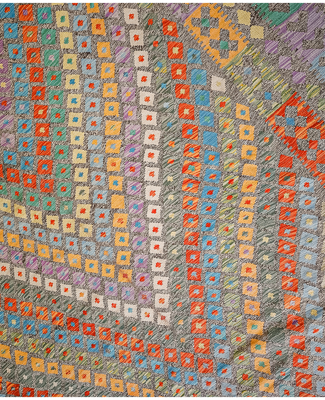 Csobi vintage kézi gyapjú kelim - Image 2