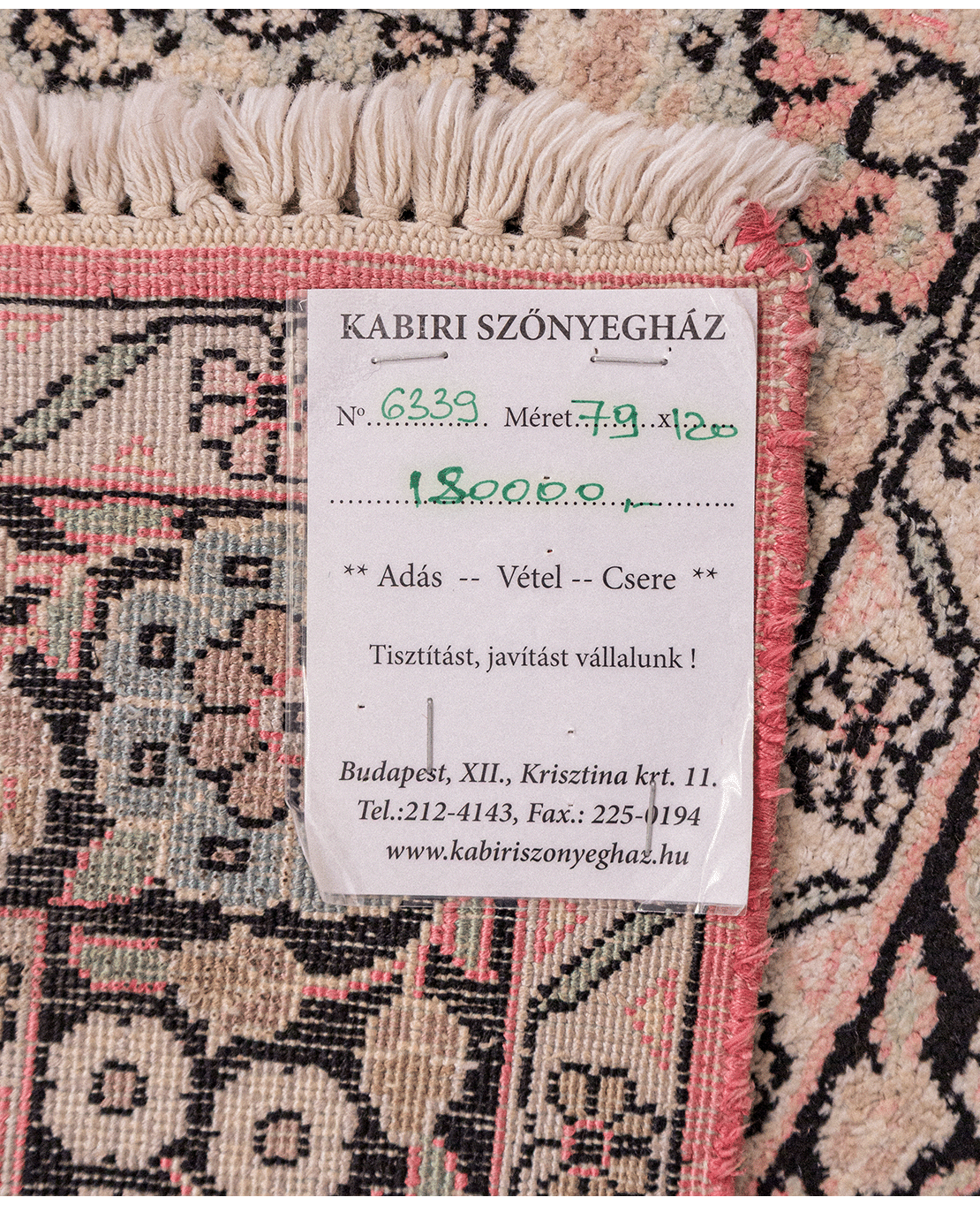 Kasmíri selyemszőnyeg - Image 6