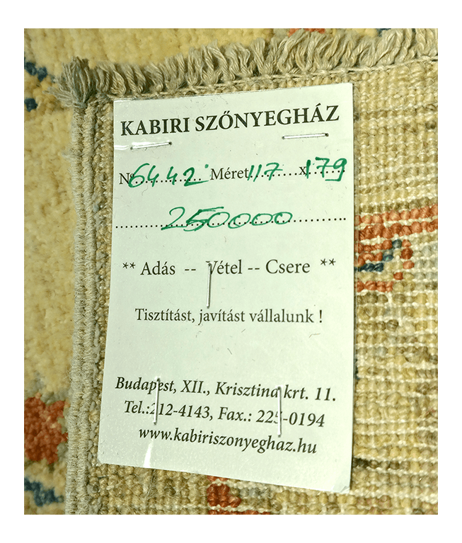 Afgán ziegler kézi gyapjú szőnyeg - Image 4