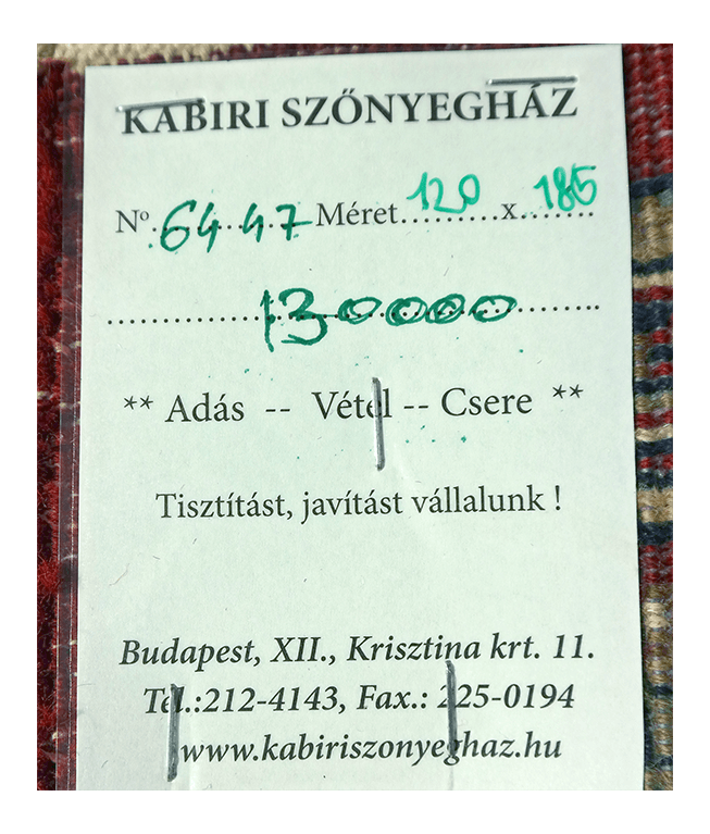 Kirmán kézi gyapjú szőnyeg - Image 4