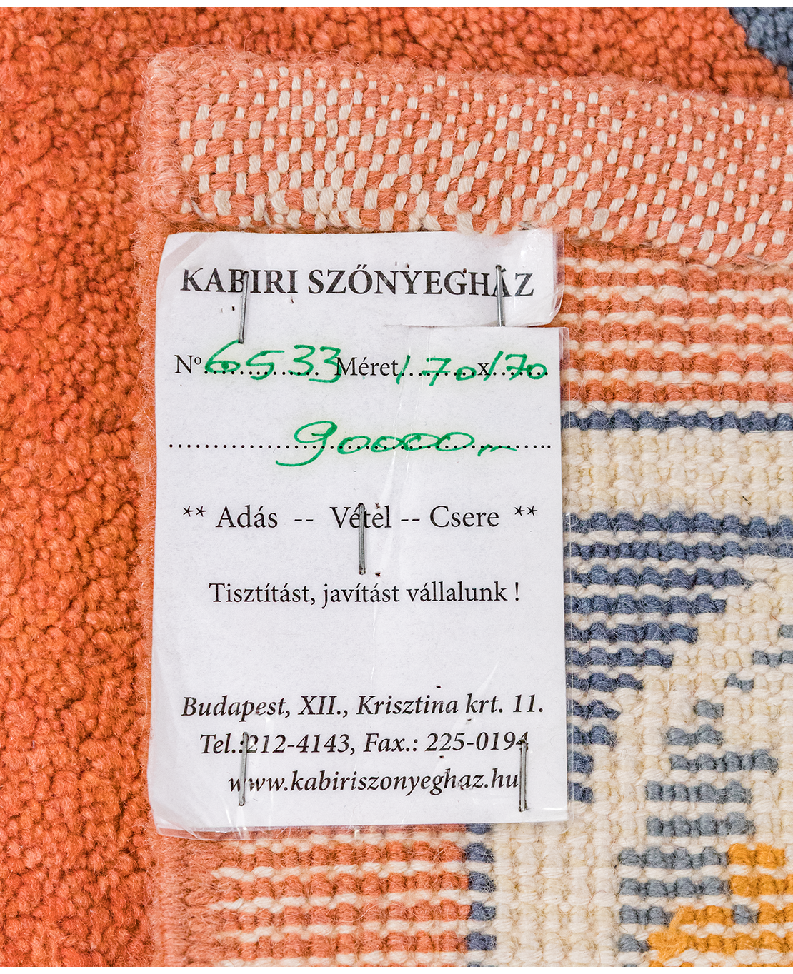 Gyerekszobába való kézi gyapjú szőnyeg - Image 5