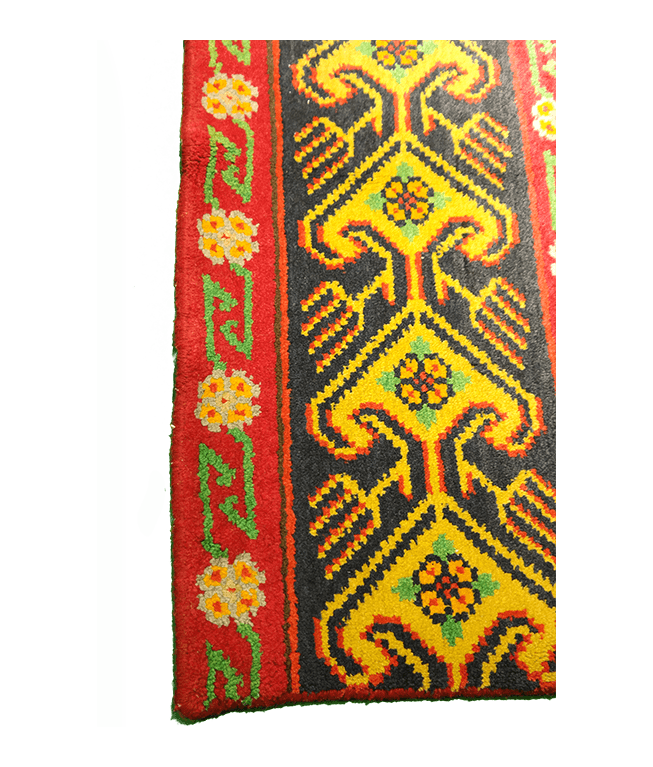 Szőnyegdarab, kézi gyapjú futószőnyeg - Image 3