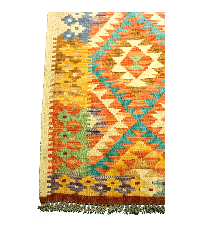 Csobi vintage kézi gyapjú kelim - Image 3