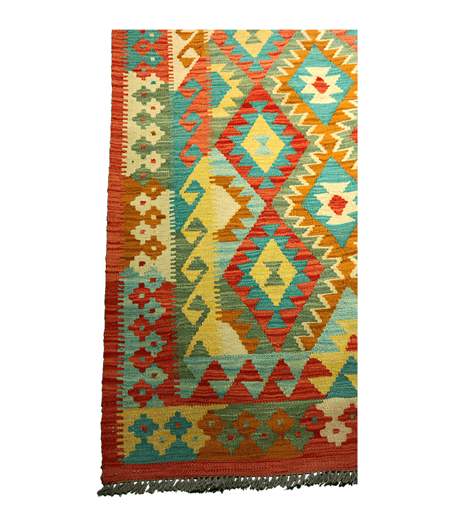 Csobi vintage kézi gyapjú kelim - Image 3