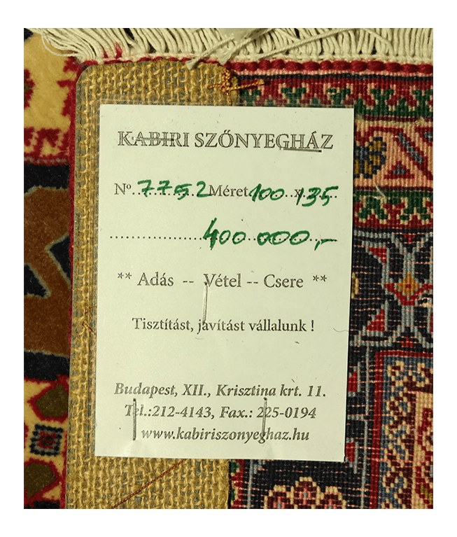 Iráni kézi gyapjú szőnyeg - Image 4