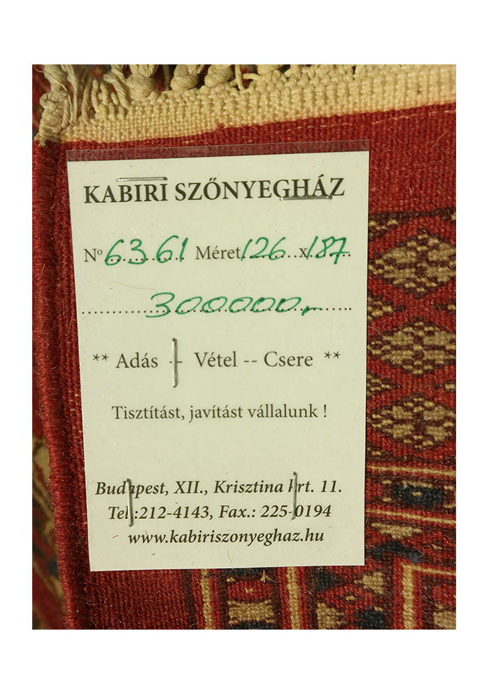 Pakisztáni bochara kézi gyapjú szőnyeg - Image 4