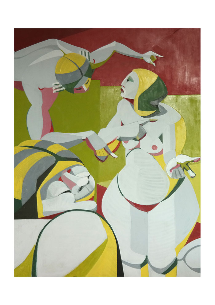 Bodonyi Ferenc - Modern akt festmény - Image 2