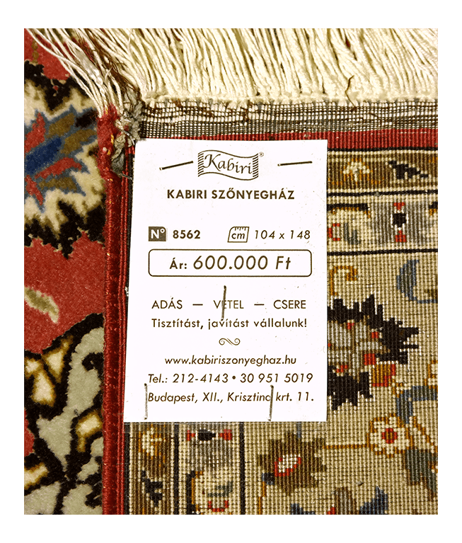 Tebriz kézi gyapjú kezi szőnyeg - Image 6