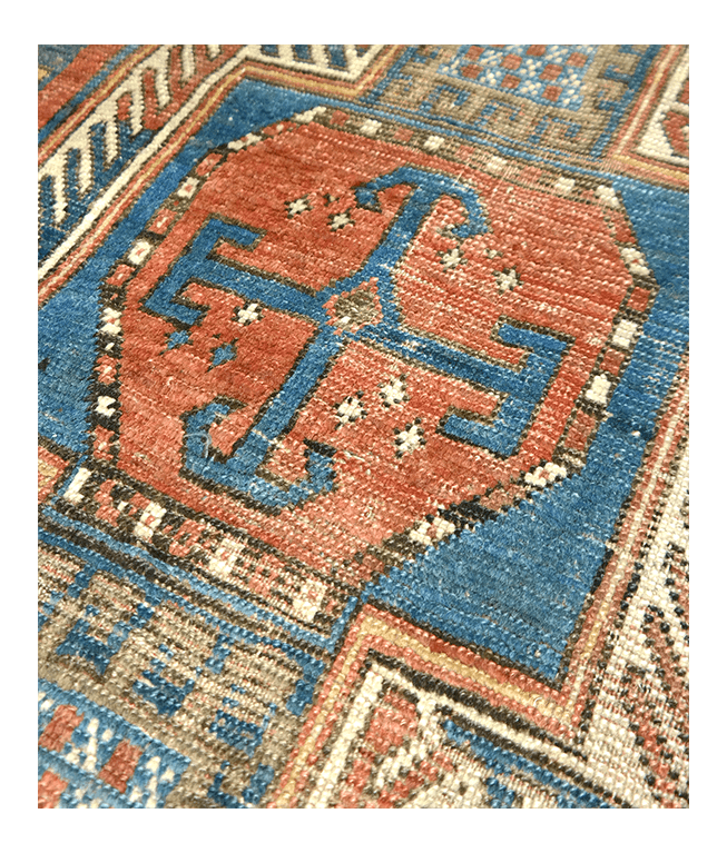 Kazak kézi gyapjú szőnyeg - Image 7