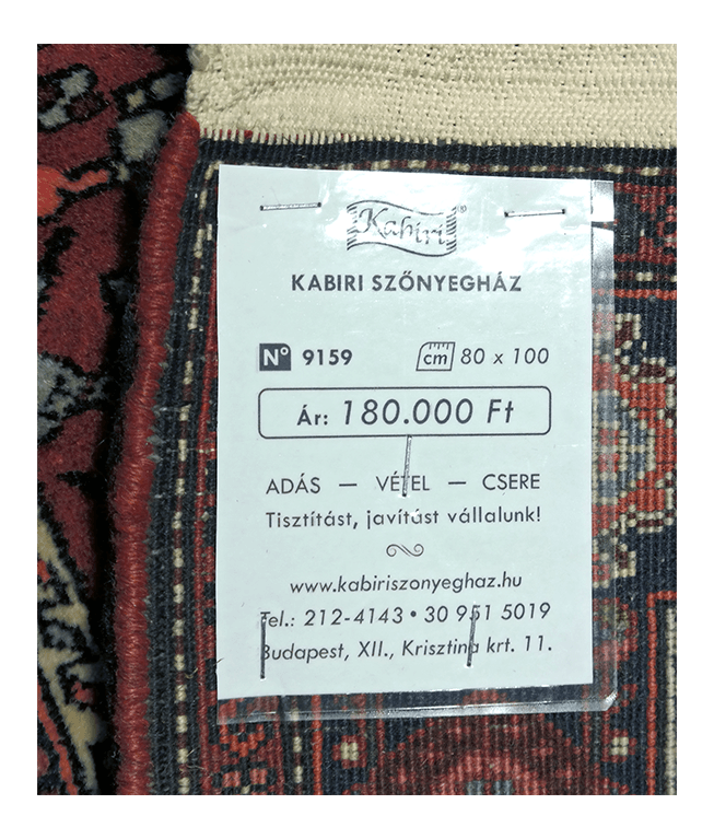 Iráni bijar kézi gyapjú szőnyeg - Image 6