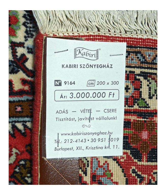 Iráni bijar kézi gyapjú szőnyeg - Image 6