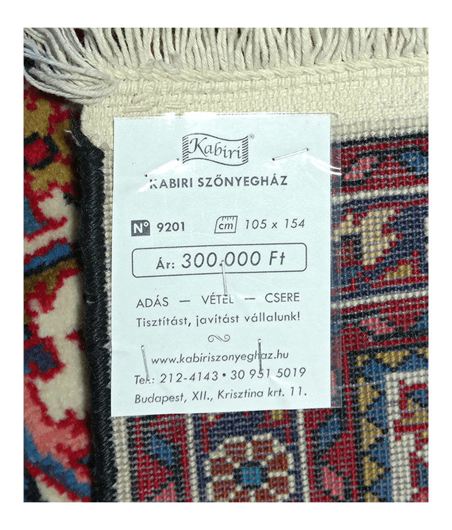 Iráni kézi gyapjú szőnyeg - Image 6