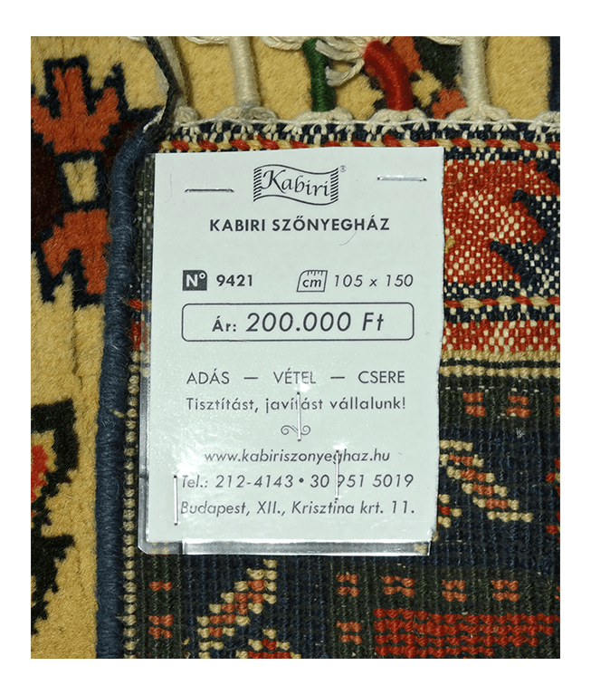 Kargai kézi gyapjú szőnyeg - Image 6