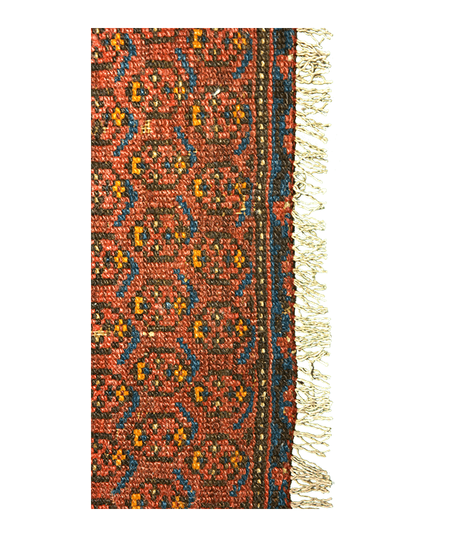 Indiai mahi mintás kézi gyapjú szőnyegdarab - Image 4