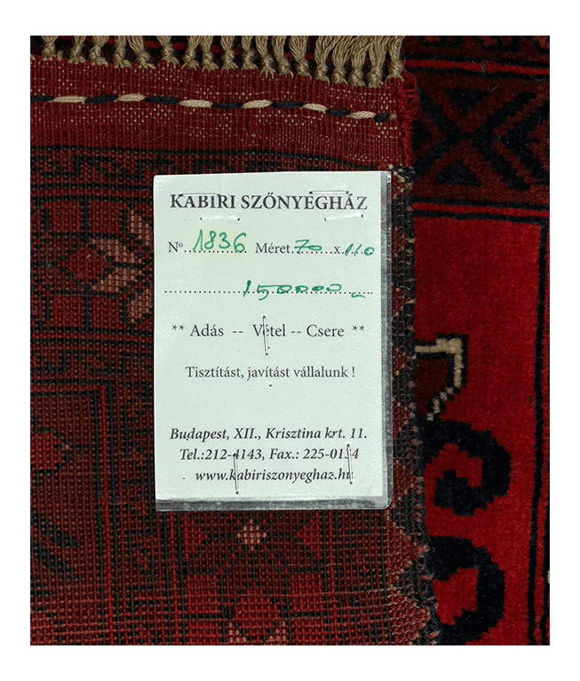 Afgán Szuper Khal Mohammadi kézi gyapjú szőnyeg - Image 6