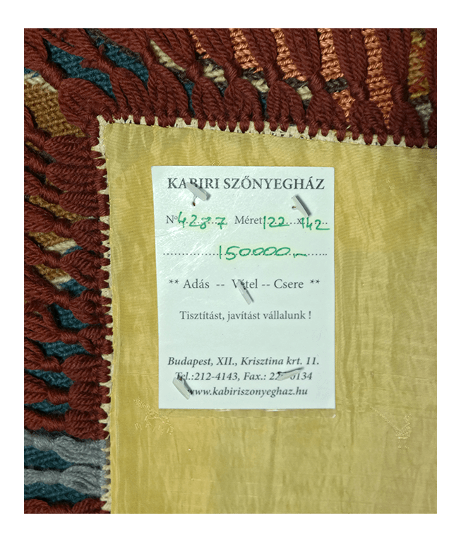 Selyem és gyapjú kézi terítő - Image 5