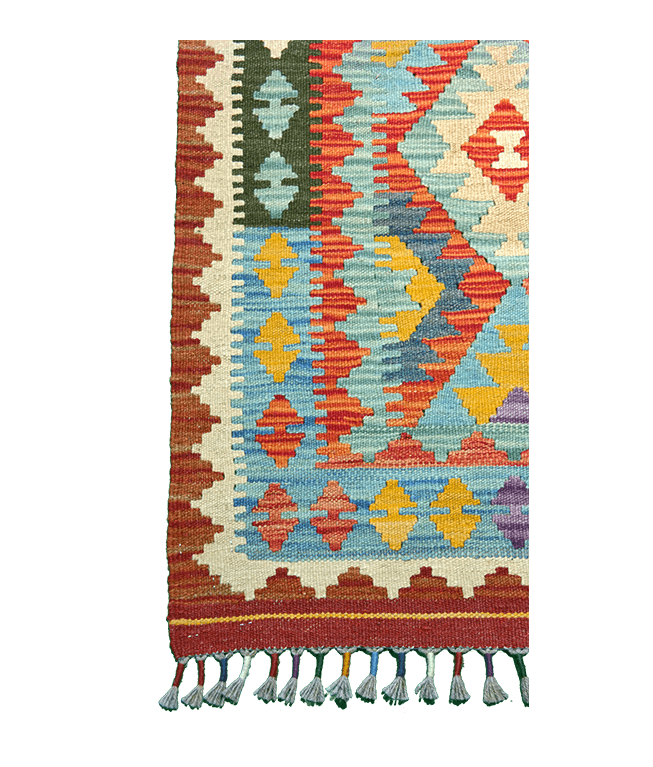 Csobi vintage kézi gyapjú kelim - Image 4