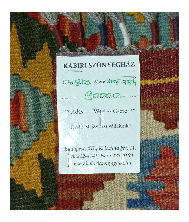 Csobi vintage kézi gyapjú kelim - Image 6