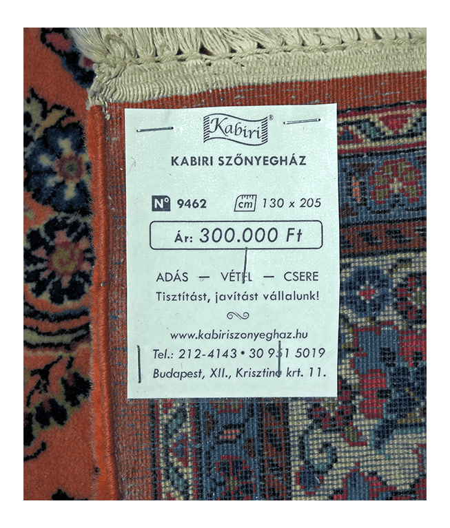 Iráni Sarough kézi gyapjú szőnyeg - Image 6