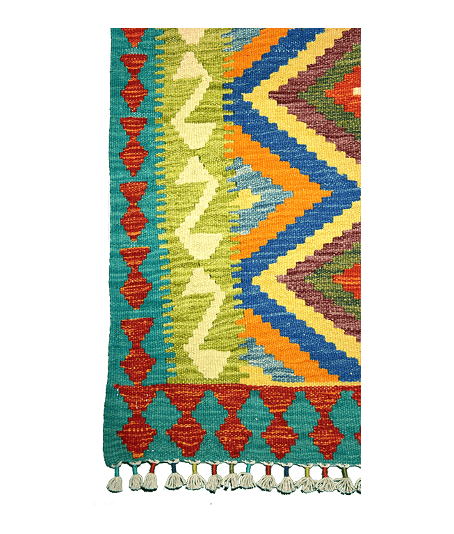 Csobi vintage kézi gyapjú kelim - Image 4