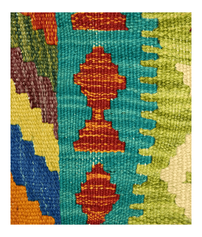 Csobi vintage kézi gyapjú kelim - Image 5