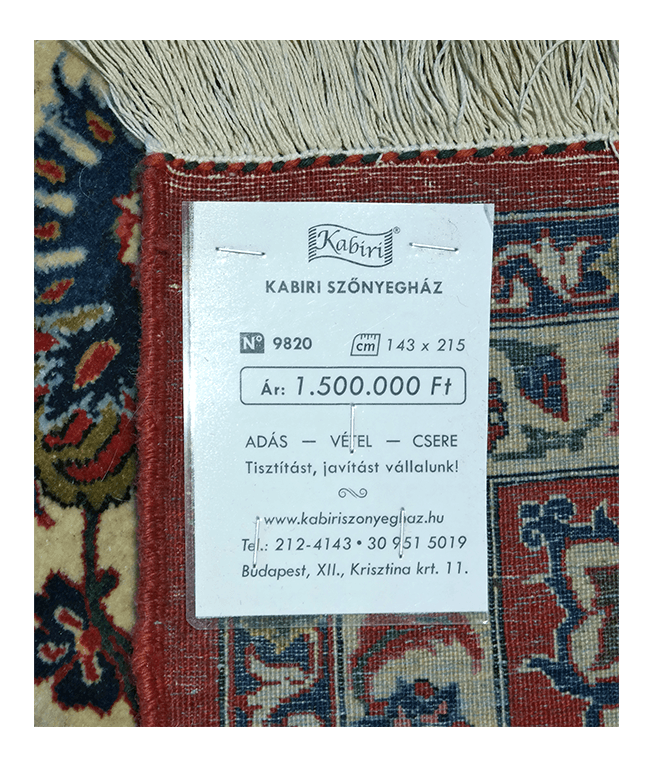 Iszfahán kézi gyapjú szőnyeg - Image 6