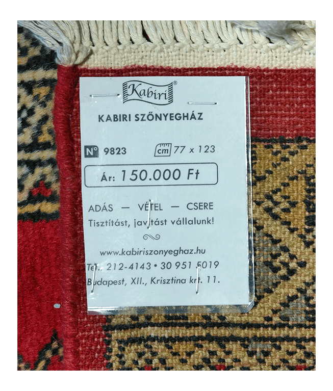 Pakisztáni kézi gyapjú szőnyeg - Image 6