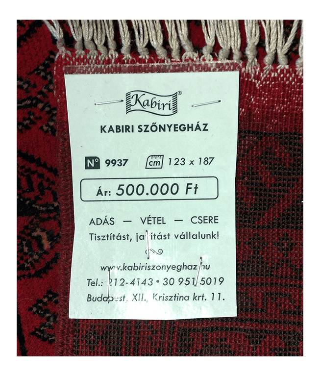 Bochara kézi gyapjú szőnyeg - Image 6
