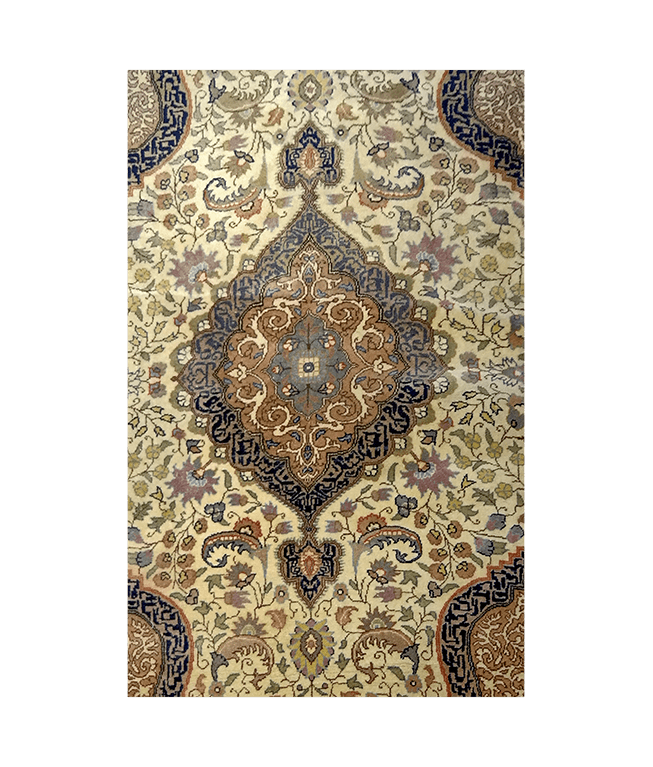 Török kaiseri selyem kézi szőnyeg - Image 2