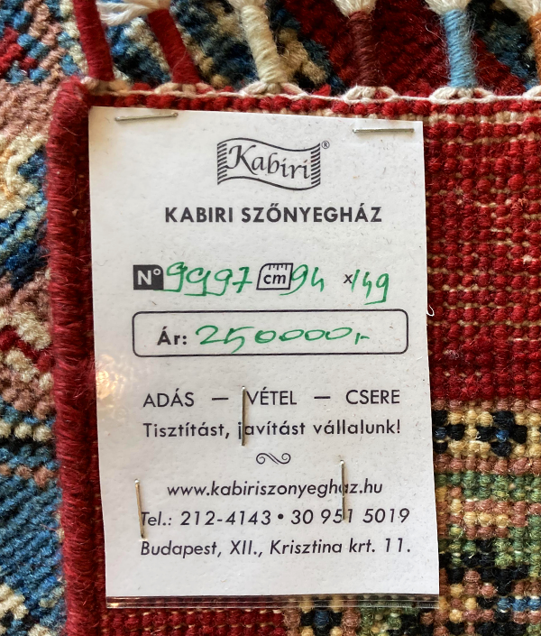 Afgán ziegler kézi gyapjú szőnyeg - Image 6