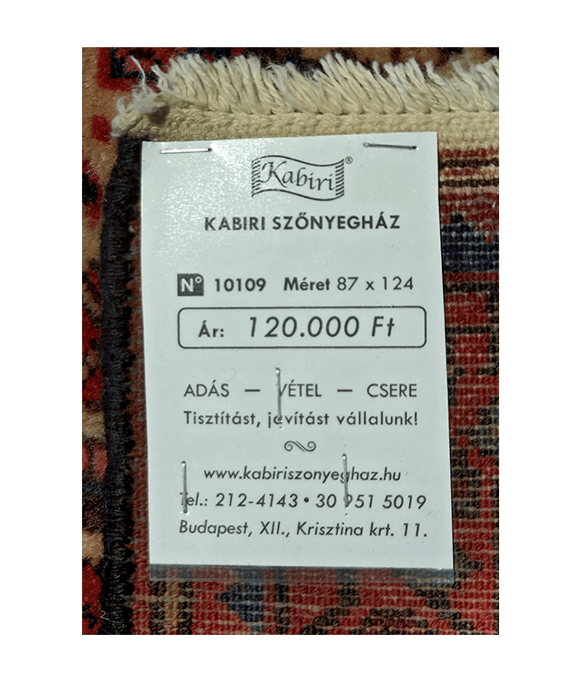 Iráni Hamadan nomád kézi gyapjú szőnyeg - Image 6