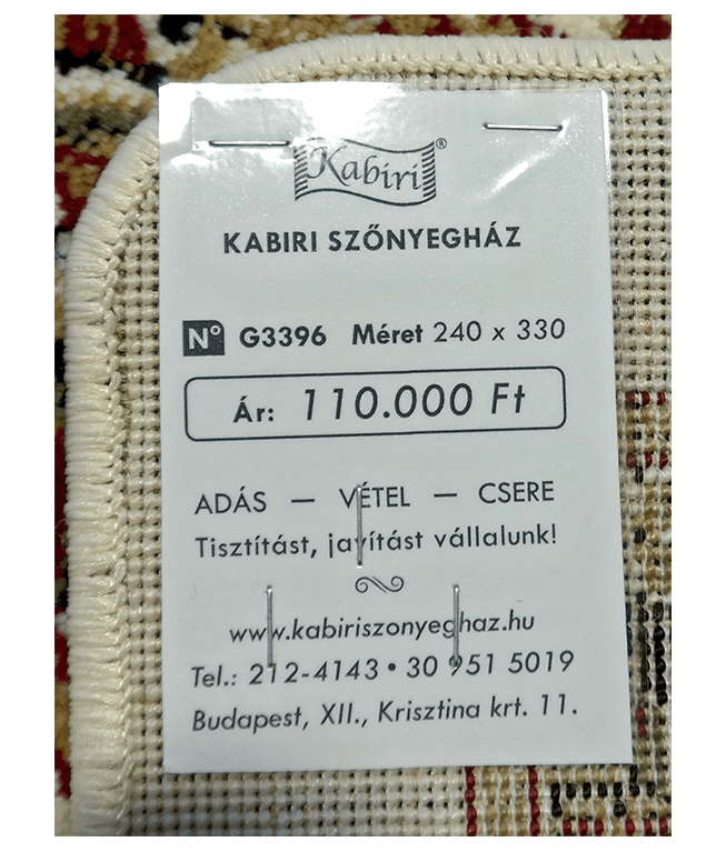 Tabrizi mintájú gépi szőnyeg - Image 6