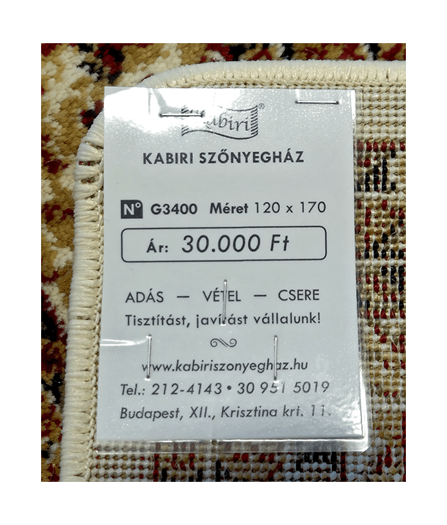 Tabrizi mintájú gépi szőnyeg - Image 5