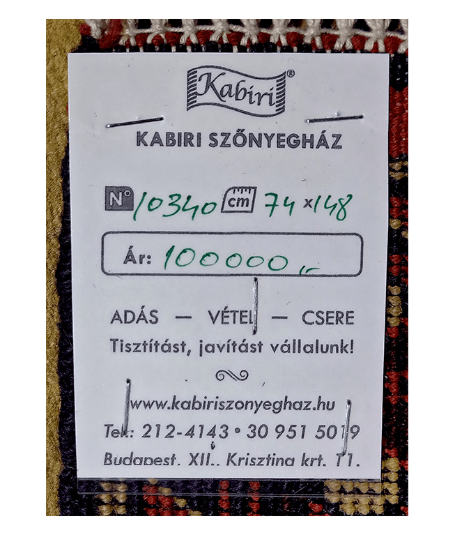 Kargai kézi gyapjú szőnyeg - Image 6
