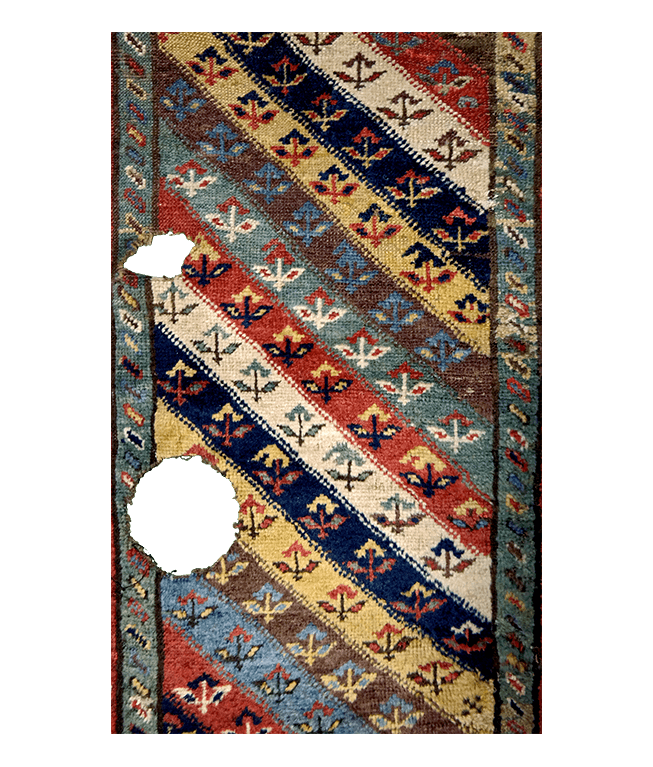 Kurdisztán kézi gyapjú szőnyeg (hibás) - Image 2