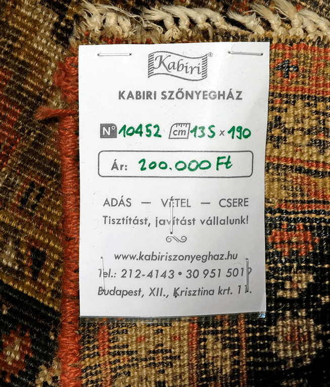 Antik Iráni Shiraz kézi gyapjú szőnyeg - Image 6