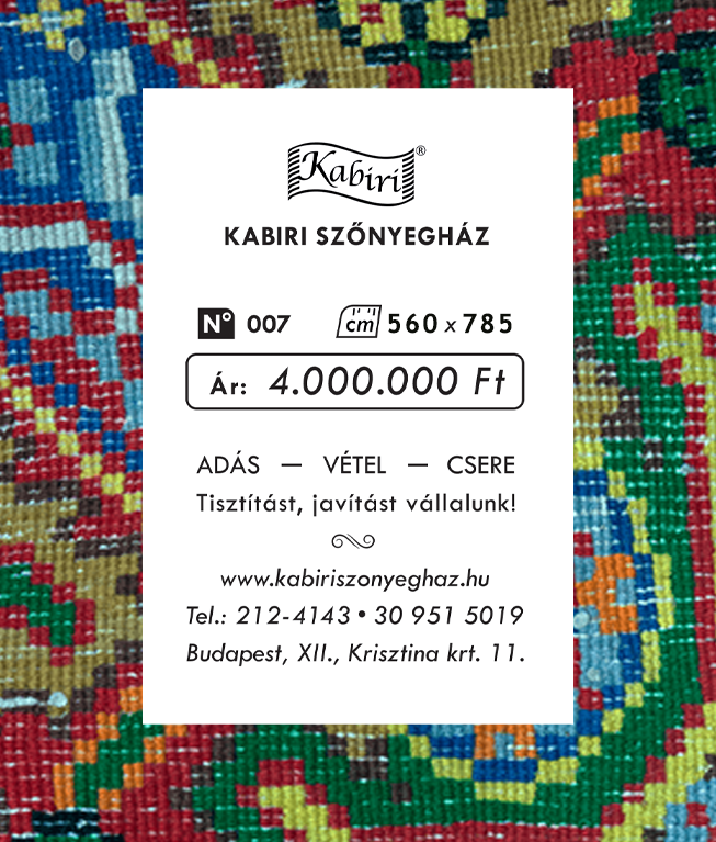 Erdélyi arisztokrata kézi gyapjú szőnyeg - Image 6