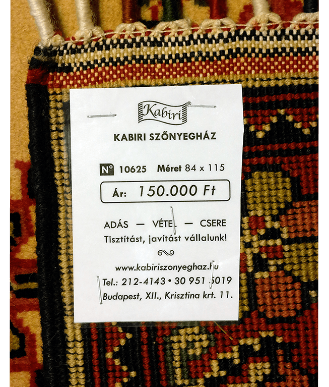 Afgán kargai kézi gyapjú szőnyeg - Image 6