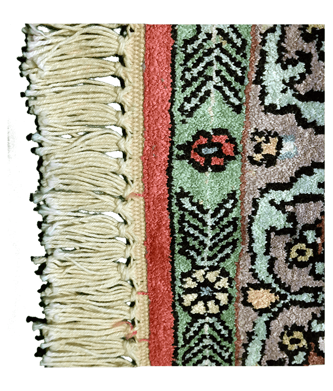 Kasmíri selyem kézi szőnyeg - Image 3