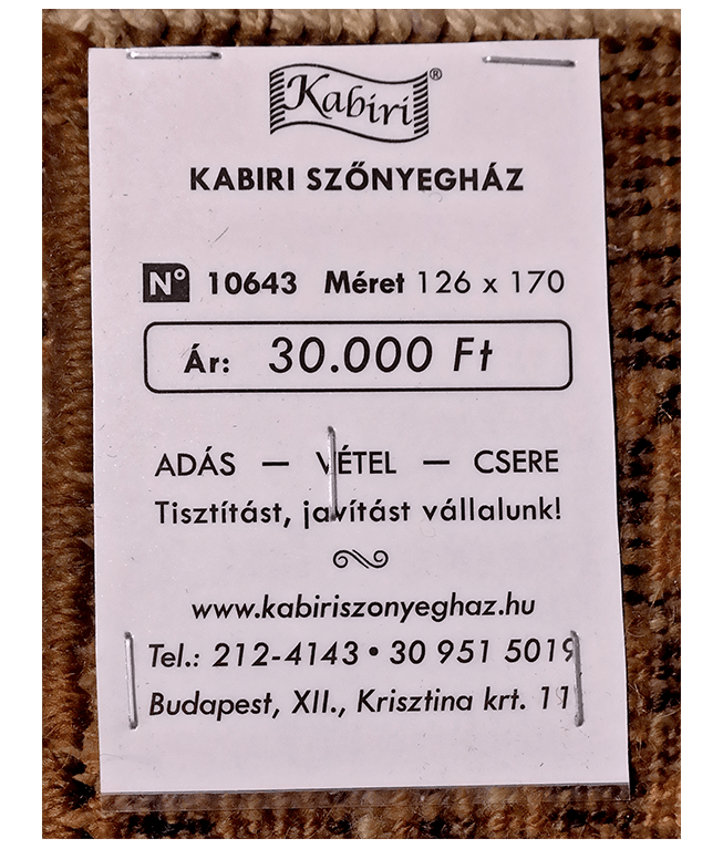 Kaukázusi kézi gyapjú szőnyeg - Image 5