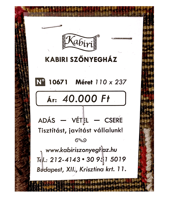 Kaukázusi régi kézi gyapjú szőnyeg - Image 5