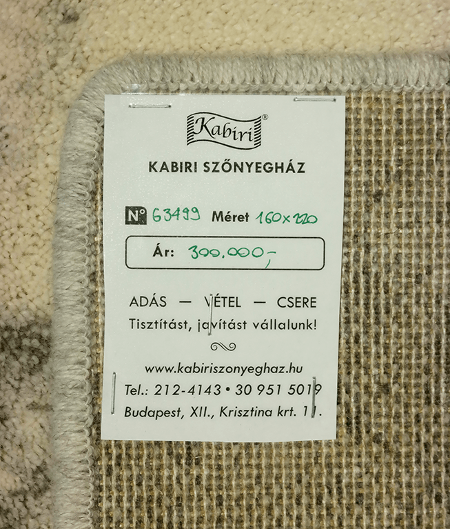 Gépi új modern gyapjú szőnyeg - Image 6