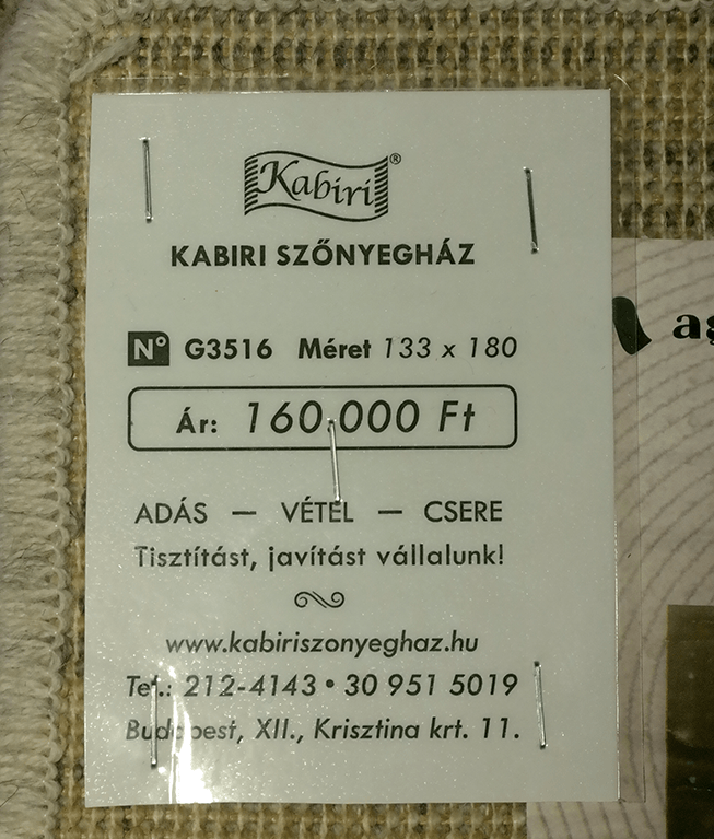 Új gépi modern gyapjú szőnyeg - Image 6